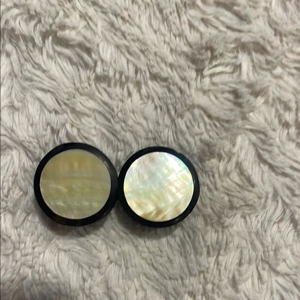 Areng wood mother of pearl gauges plugs multiple sizes available NEW